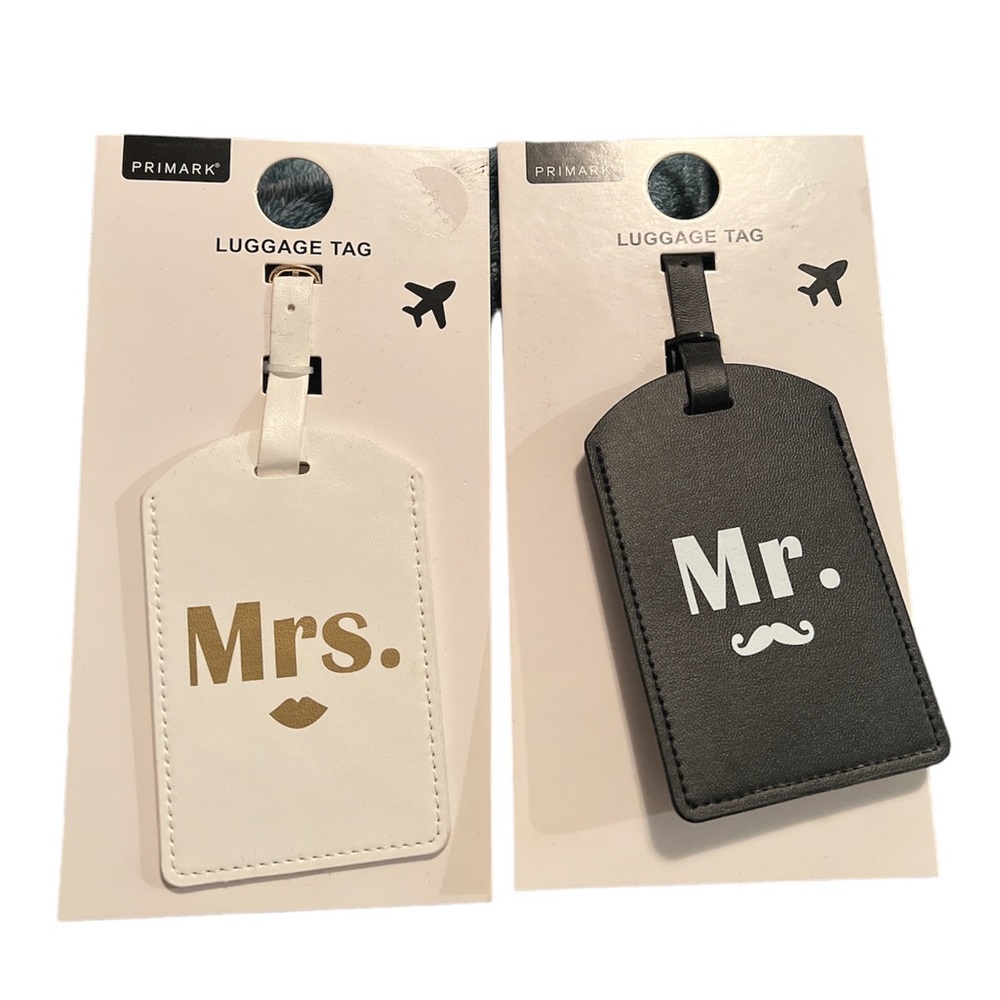 NWT🏷️ MR & MRS Luggage Tags